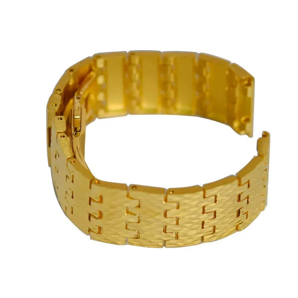 18K Gold Soild Steel Watch Band