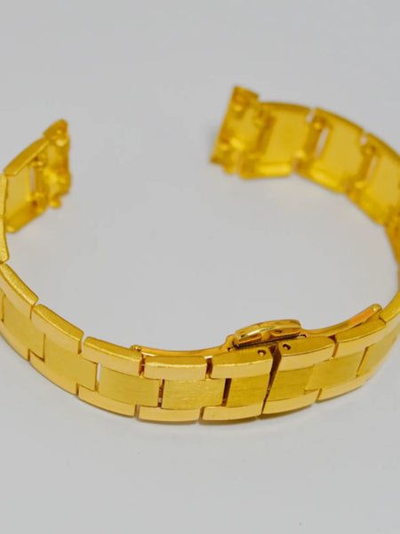 18K Gold Soild Steel Watch Band For Rolex Watch