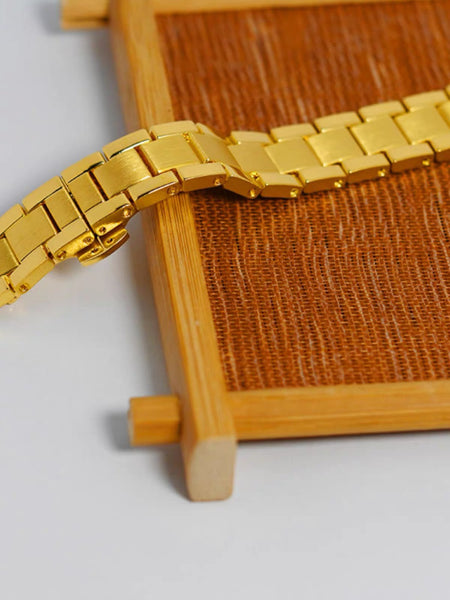 18K Gold Soild Steel Watch Band For Rolex Watch