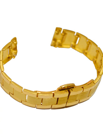 18K Gold Soild Steel Watch Band For Rolex Watch